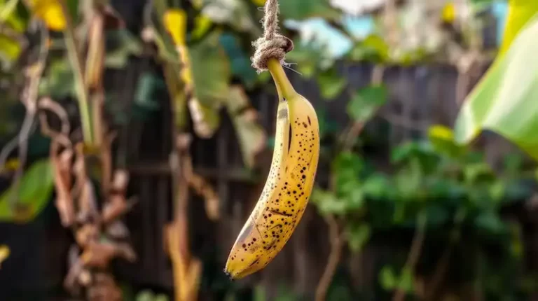 Unlocking the Benefits of Hanging an Overripe Banana in Your Garden